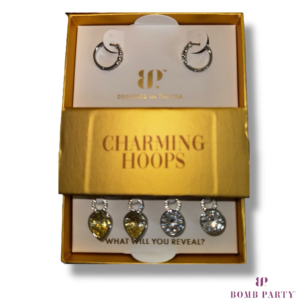 Bomb Party Charming Hoops A Modern Queen Er67918 60$